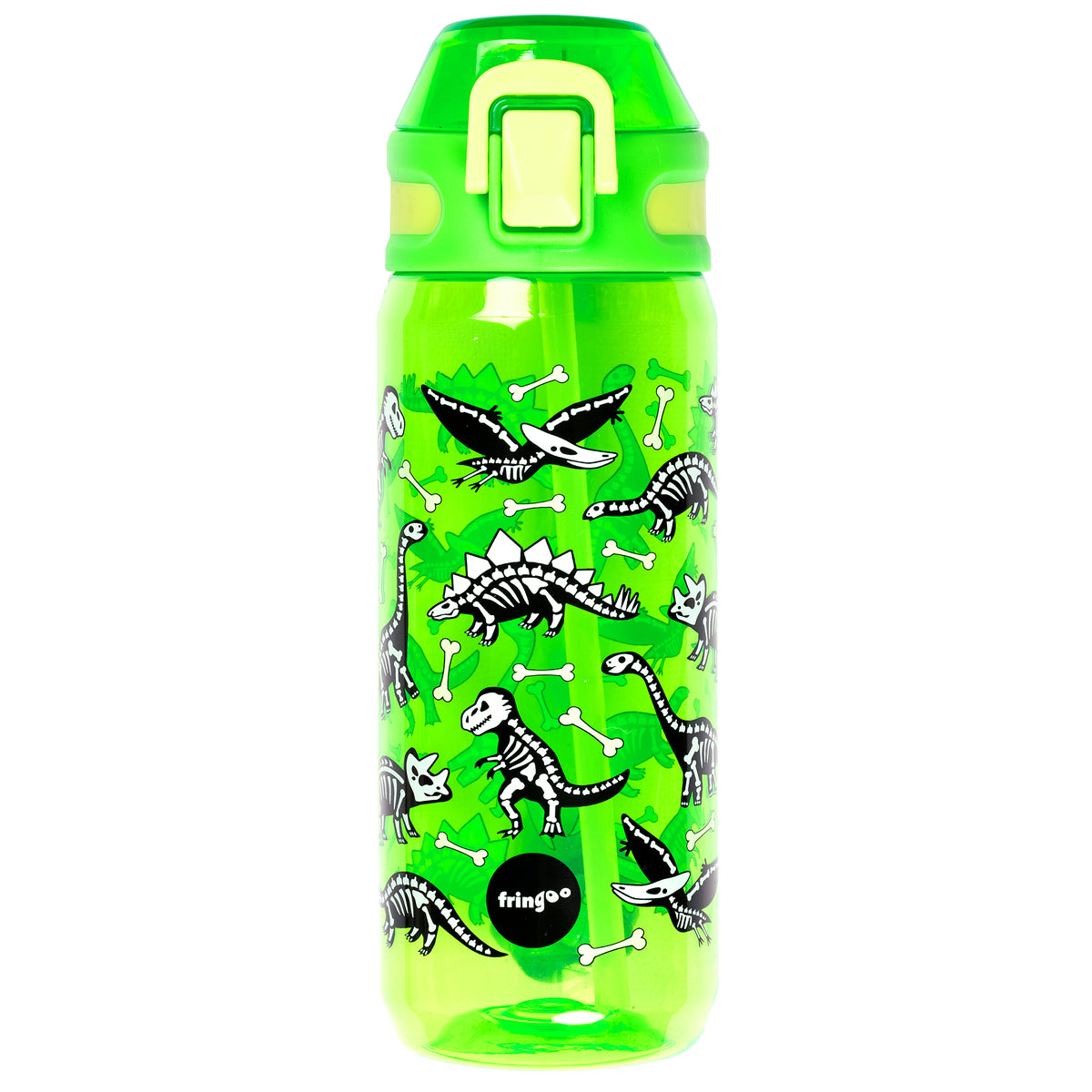 24BOTTLES Jurassic Friends Kids Water Bottle 250ml - Stainless Steel, BPA Free, With Straw