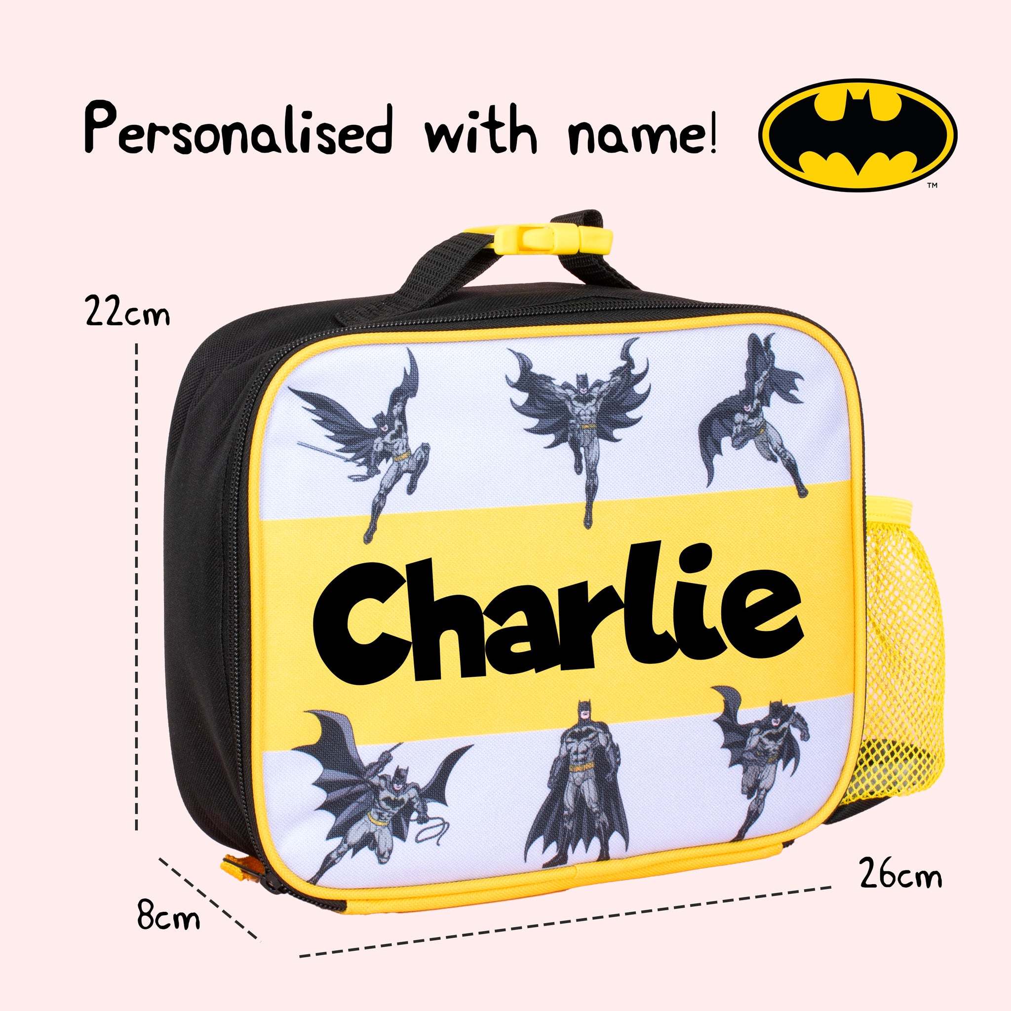Mochila De Batman Batman Lunch Bag Boys DC Batman Pack-Lunch Bag ...