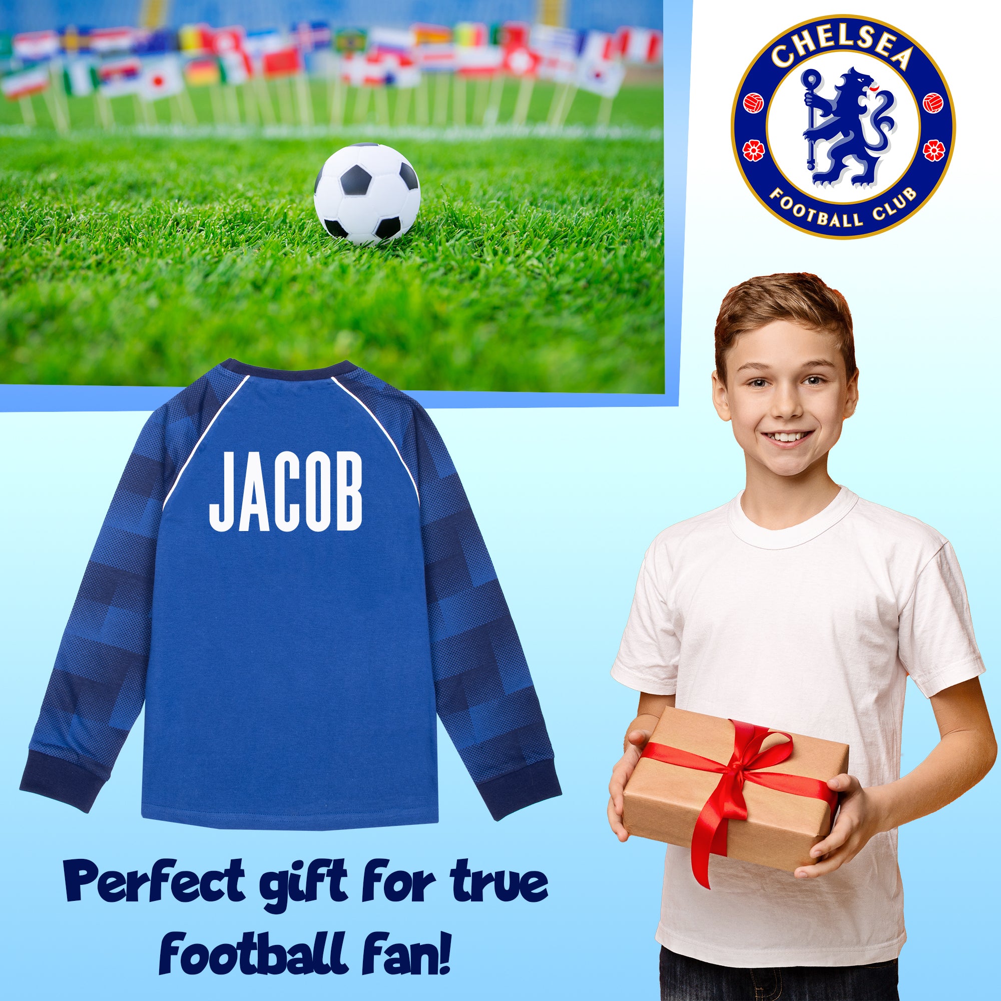 Chelsea Personalised Pyjama – Fringoo