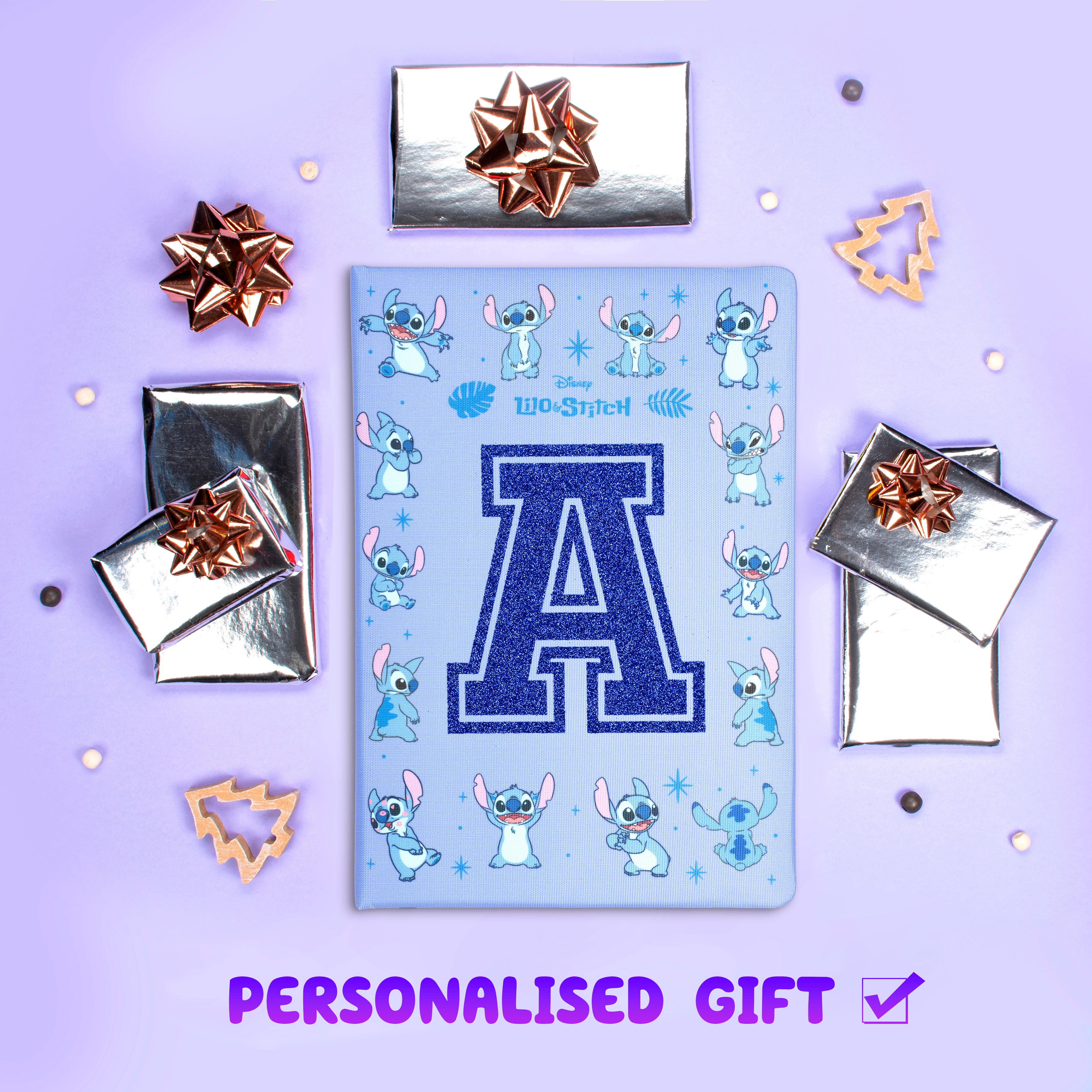 Personalised Notebook - Stitch – Fringoo
