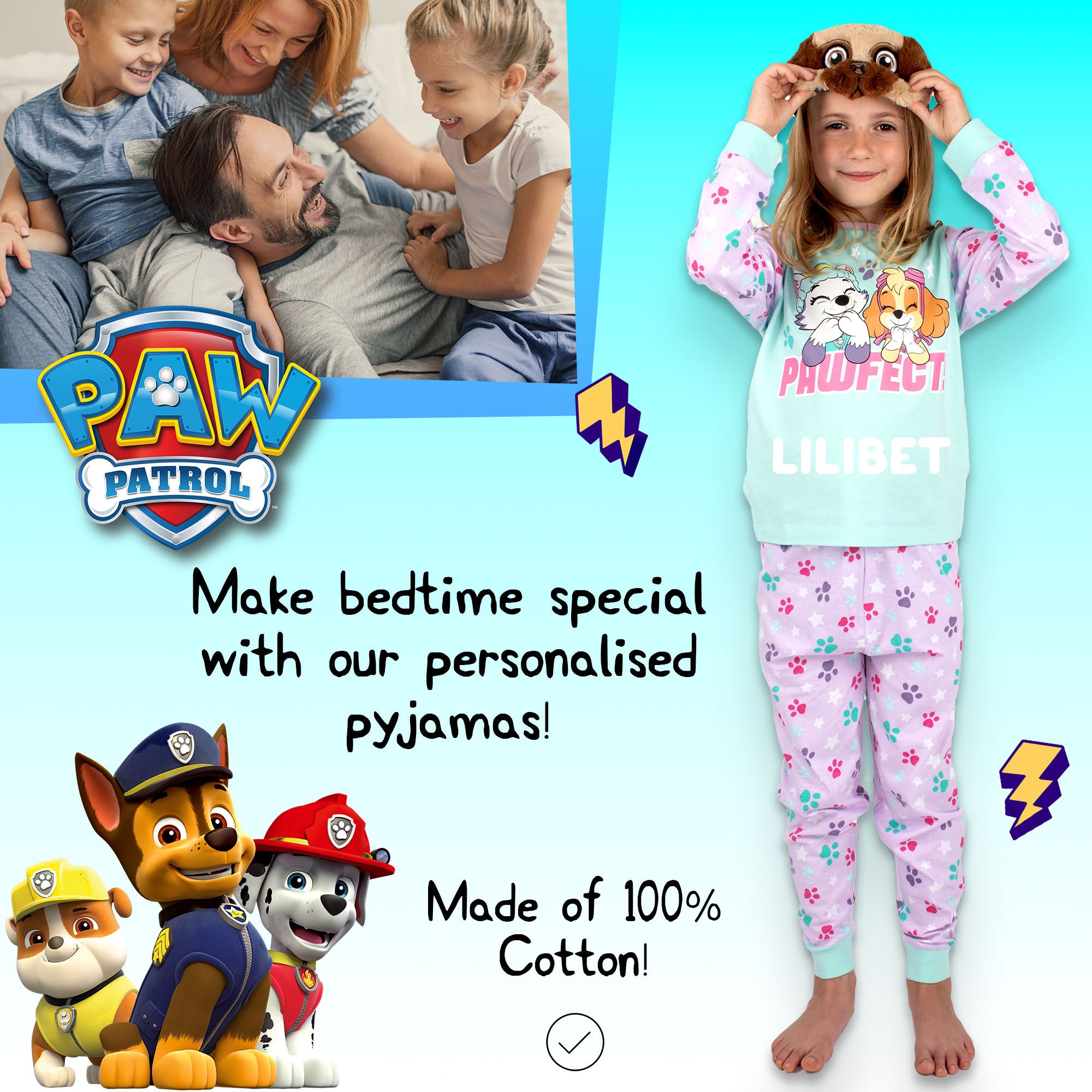 Paw Patrol Meisjes Pyjama 2 Pack Skye en Everest Veelkleurig 122 Paw Patrol Meisjes Pyjama 2 Pack Skye en Everest Veelkleurig 122