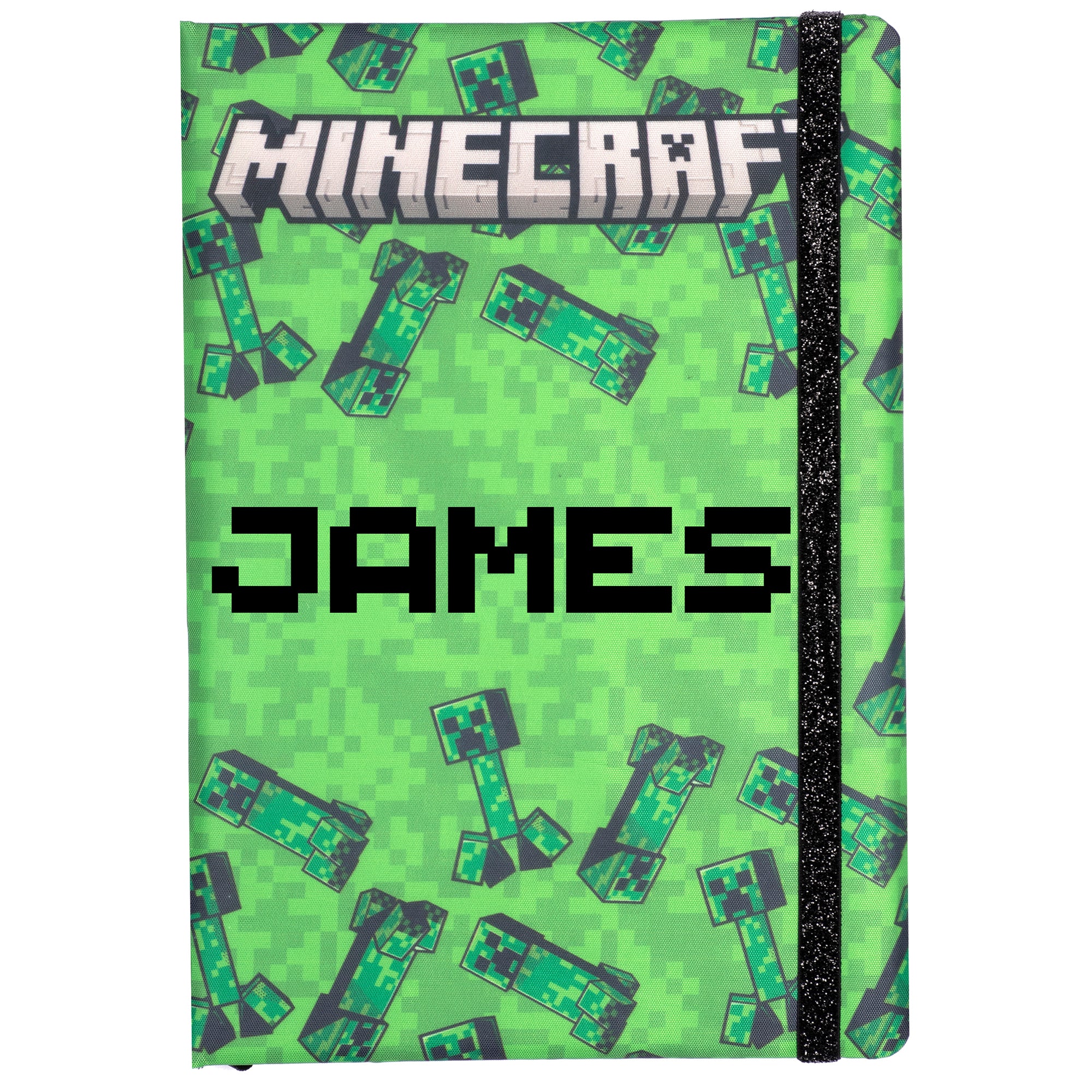 Personalised Minecraft Notebook - Green – Fringoo