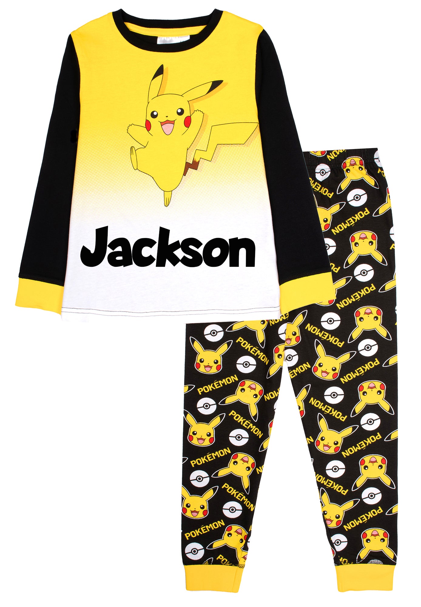 Pokemon Personalised Pyjama Pikachu – Fringoo