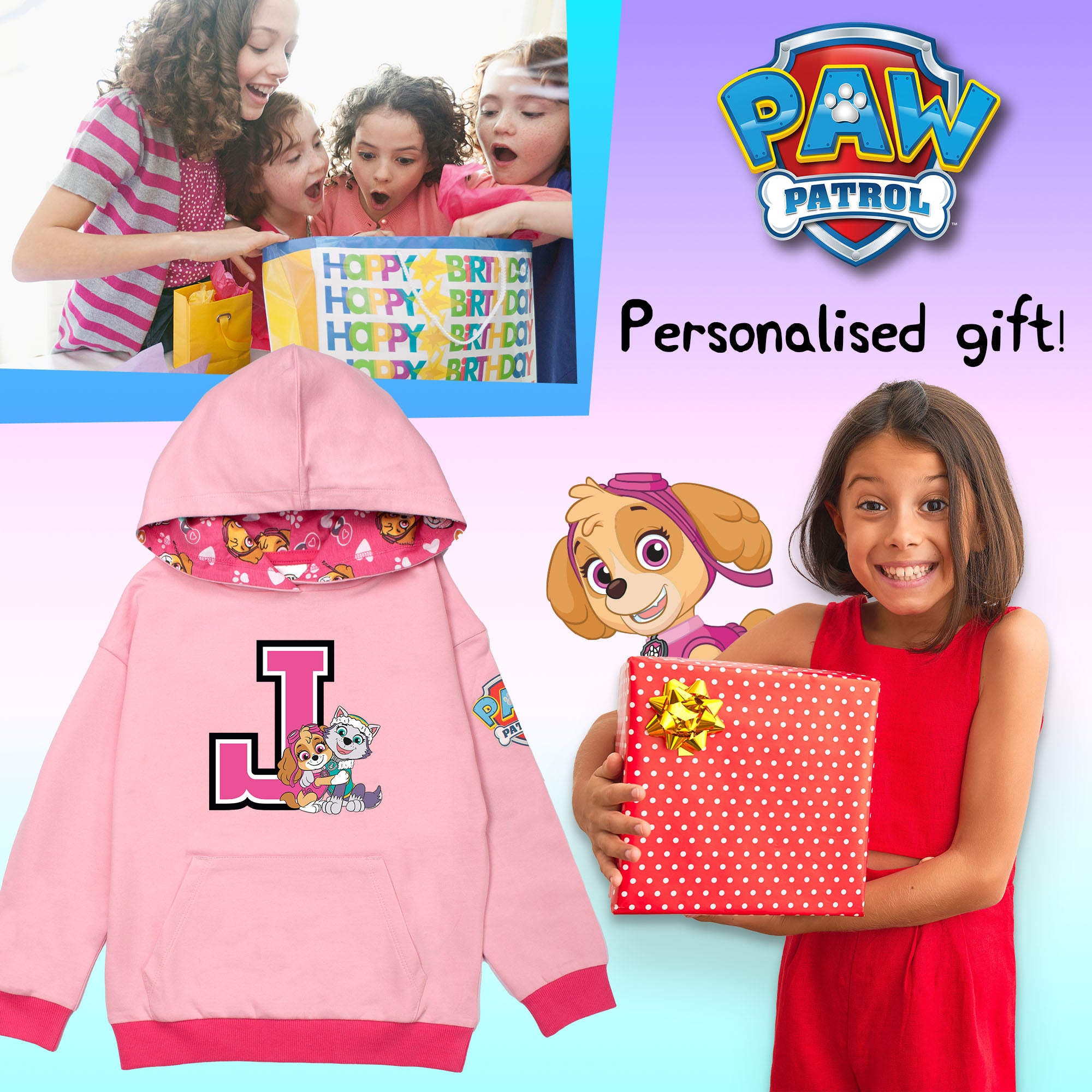 Felpa Paw Patrol Per Bambini - Felpa Con Cappuccio Per Ragazzi, Fan Felpa Paw Patrol Per Bambini - Felpa Con Cappuccio Per Ragazzi, Fan