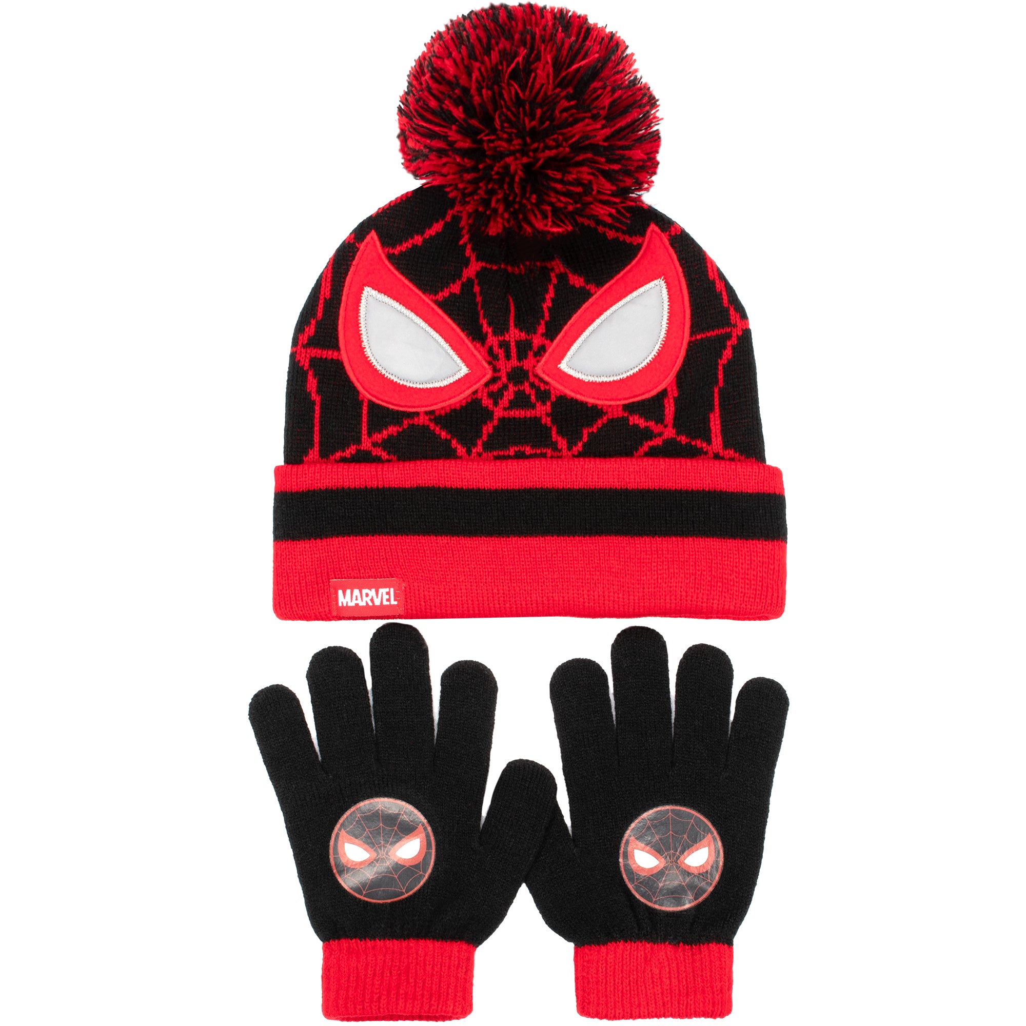 Marvel Spiderman Winter Hat Gloves Set for Boys – Fringoo