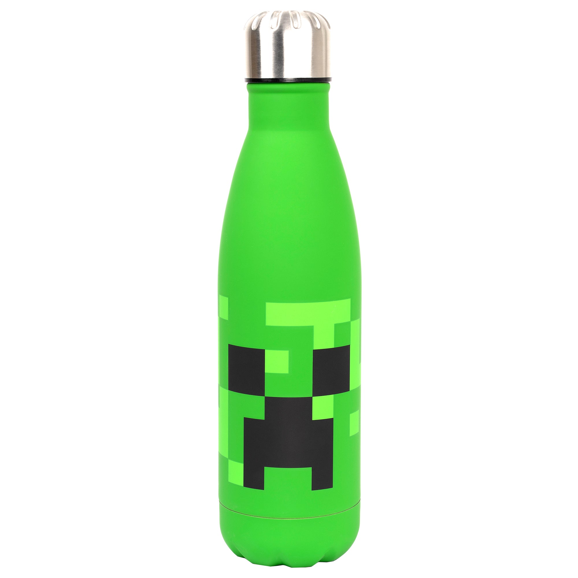 MINECRAFT Personalised Stainless Steel Bottle - Green – Fringoo