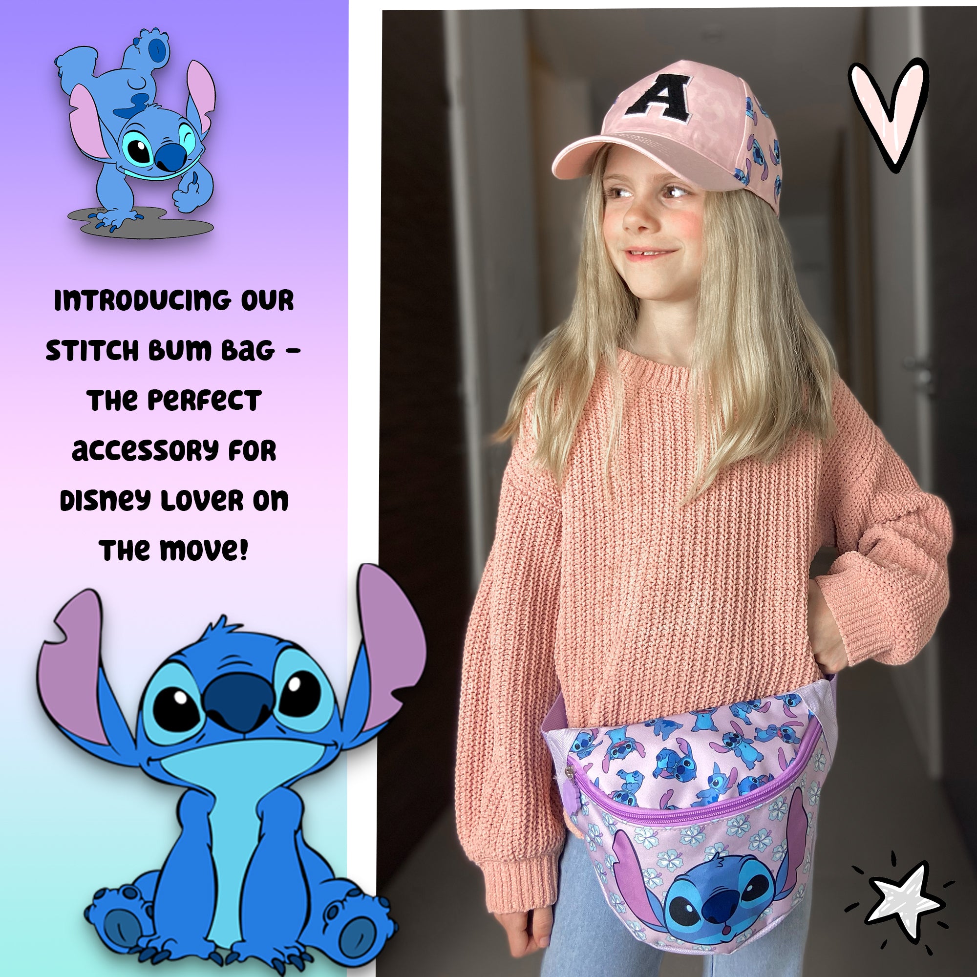Stitch Belt Bum Bag – Fringoo - Main Image