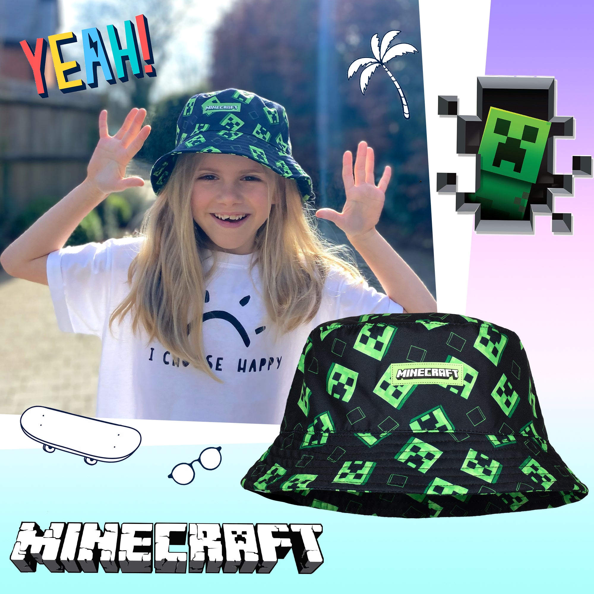 Minecraft Ruffle Hat Minecraft Bucket Hat – Fringoo