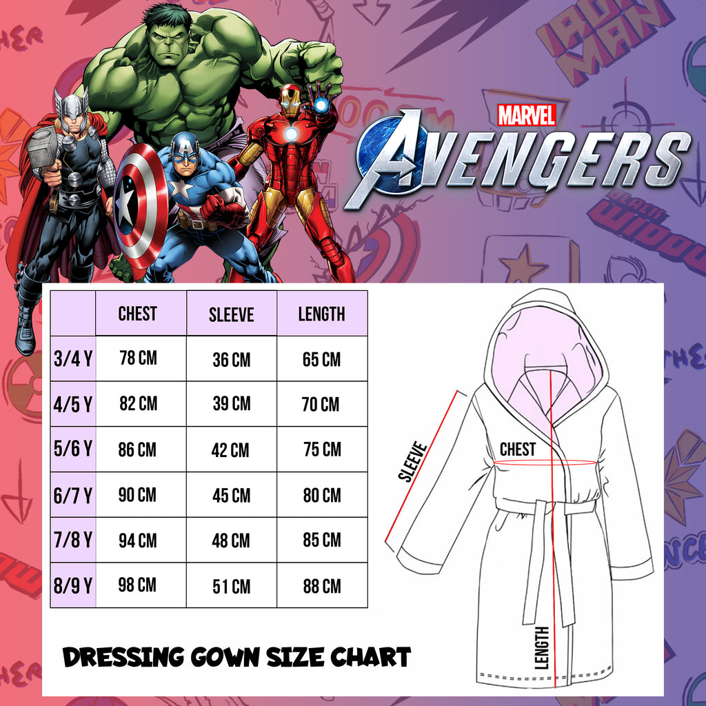 Marvel Robe Marvel Dressing Gown – Fringoo