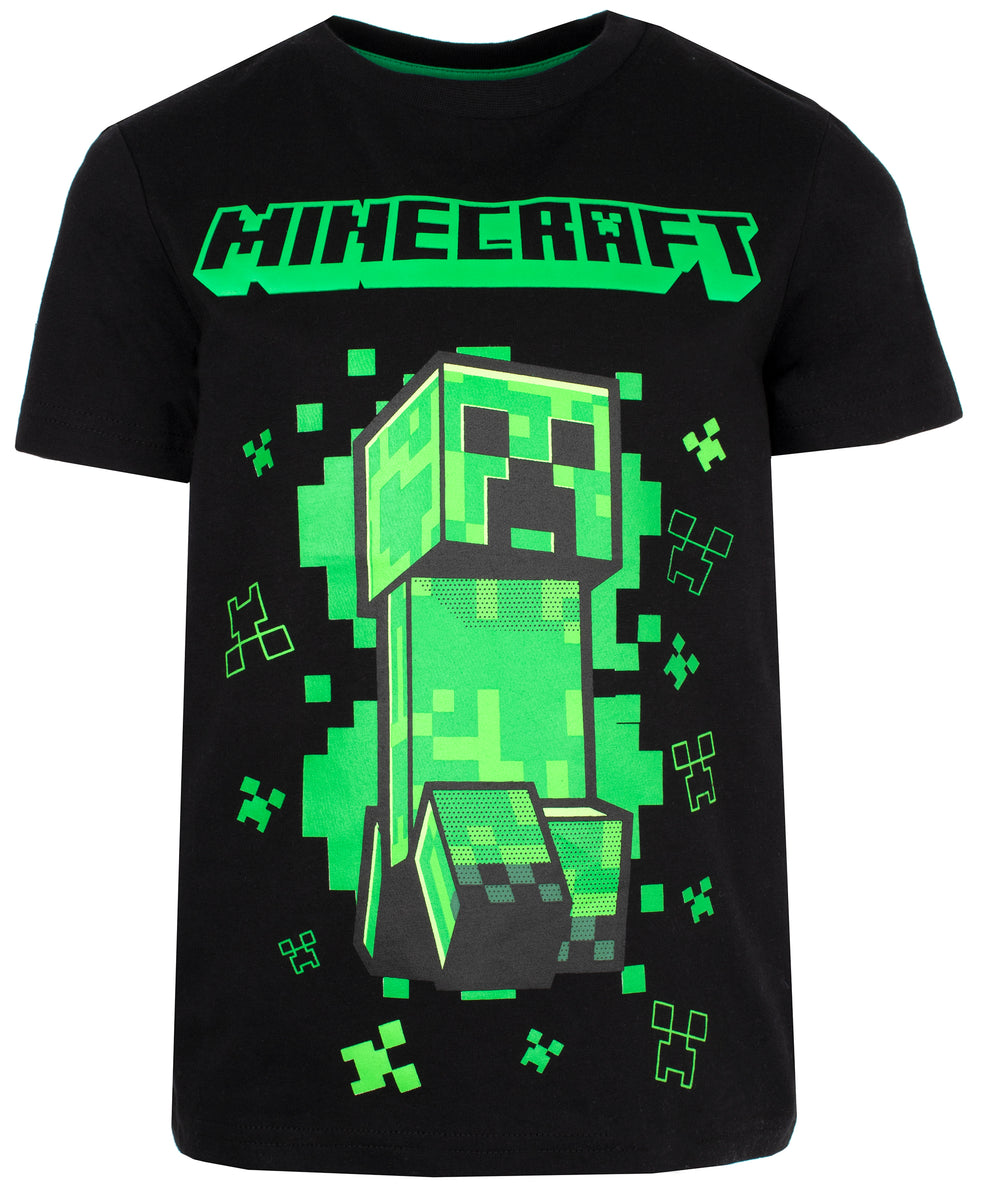 Minecraft Shirt Minecraft T Shirt With A Maxi Print On The Back NEW