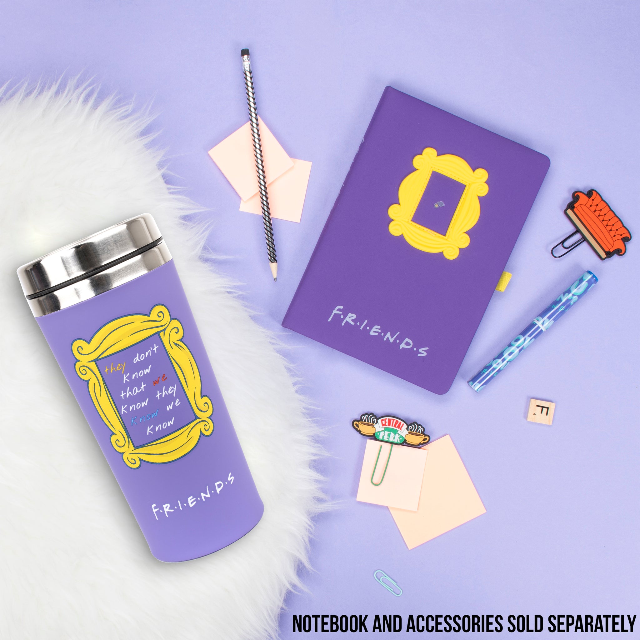 thumbnail image 2 of Friends Theme Tumbler, Personalized Friends Tumbler, Purple Door 2 of 10