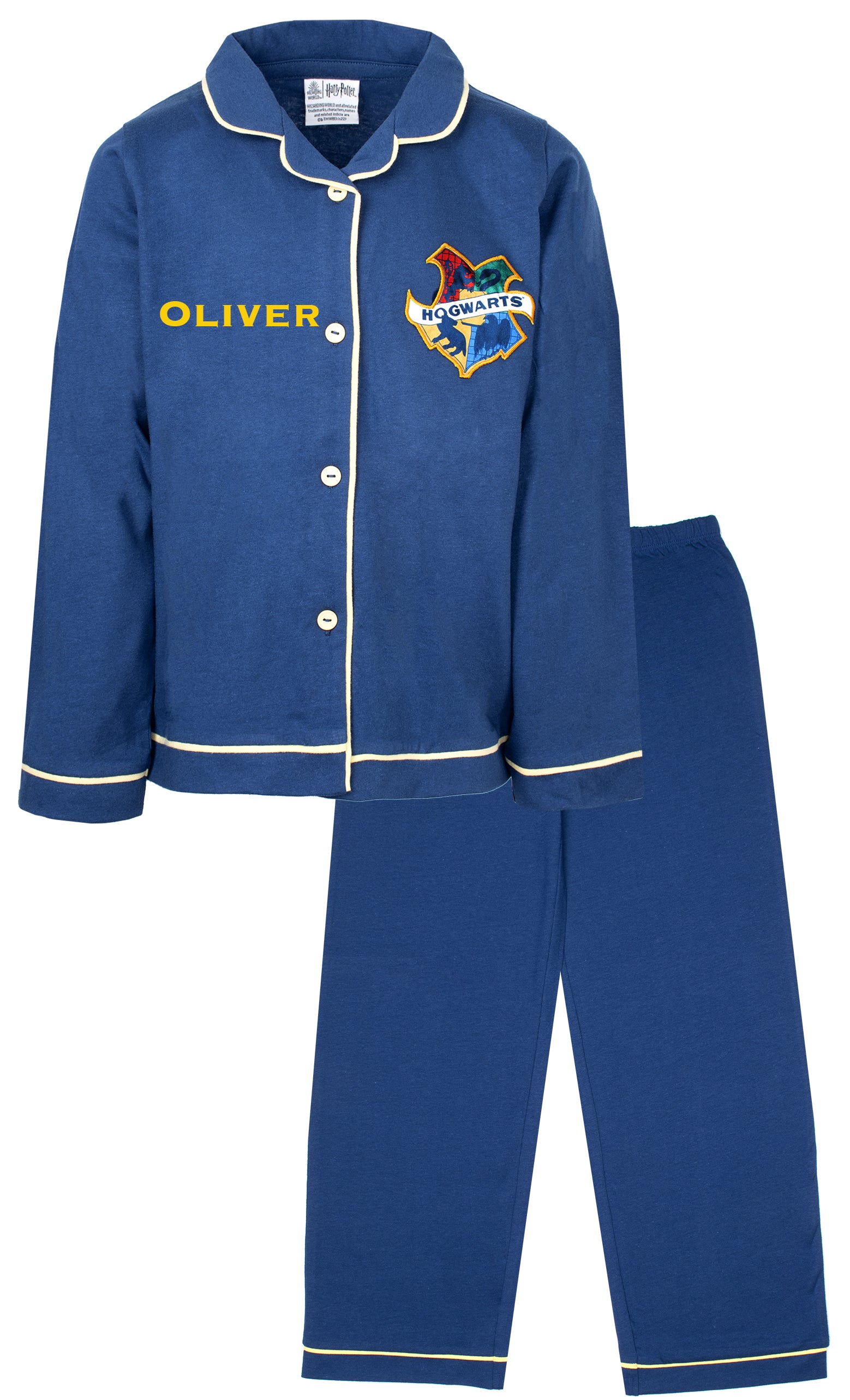 Fringoo Personalised Harry Potter Pjs Personalised Pyjamas Pyjama Set Harry Potter Boy Pajamas Pyjama Set With  Buttons Harry Potter – Fringoo