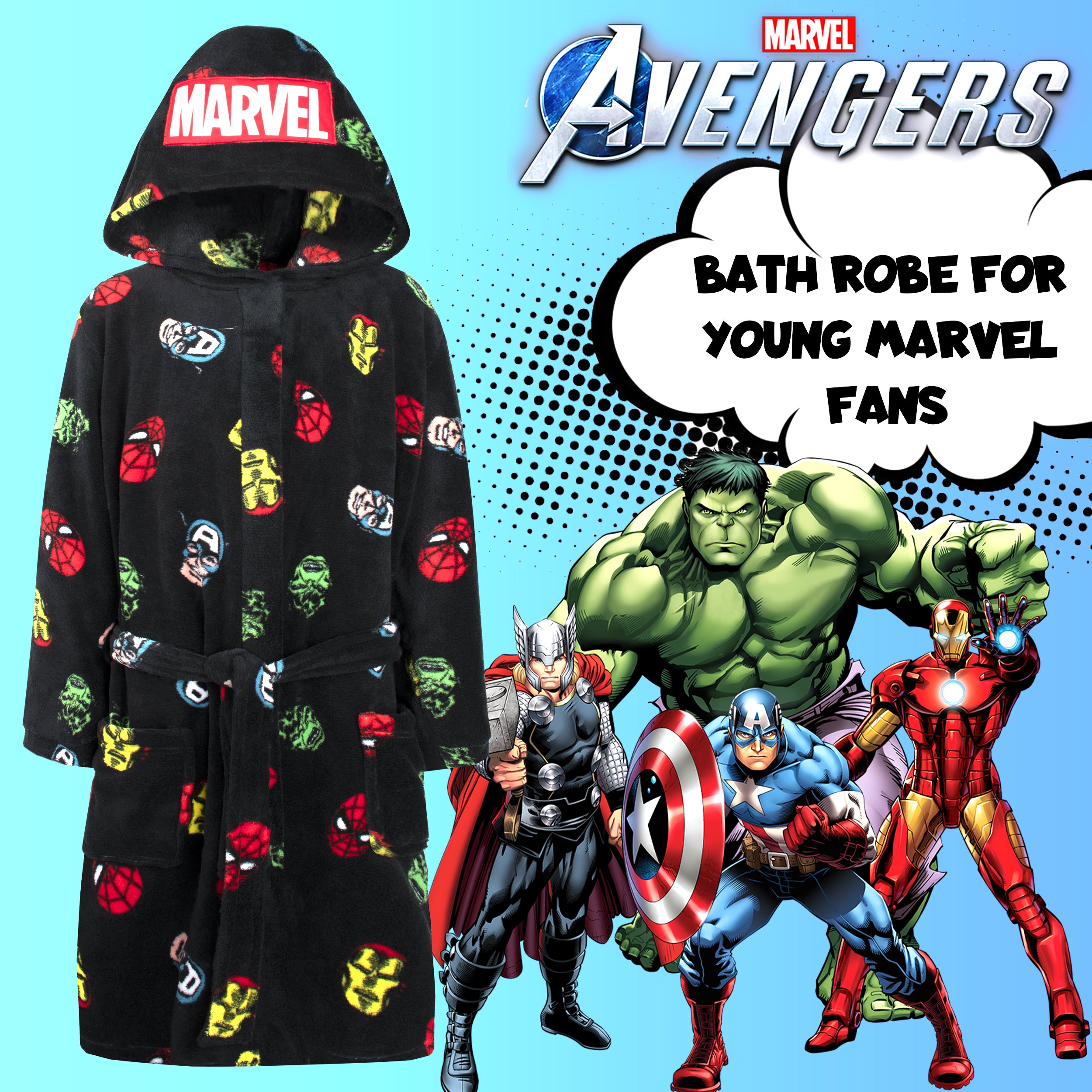 Marvel Robe Marvel Dressing Gown – Fringoo