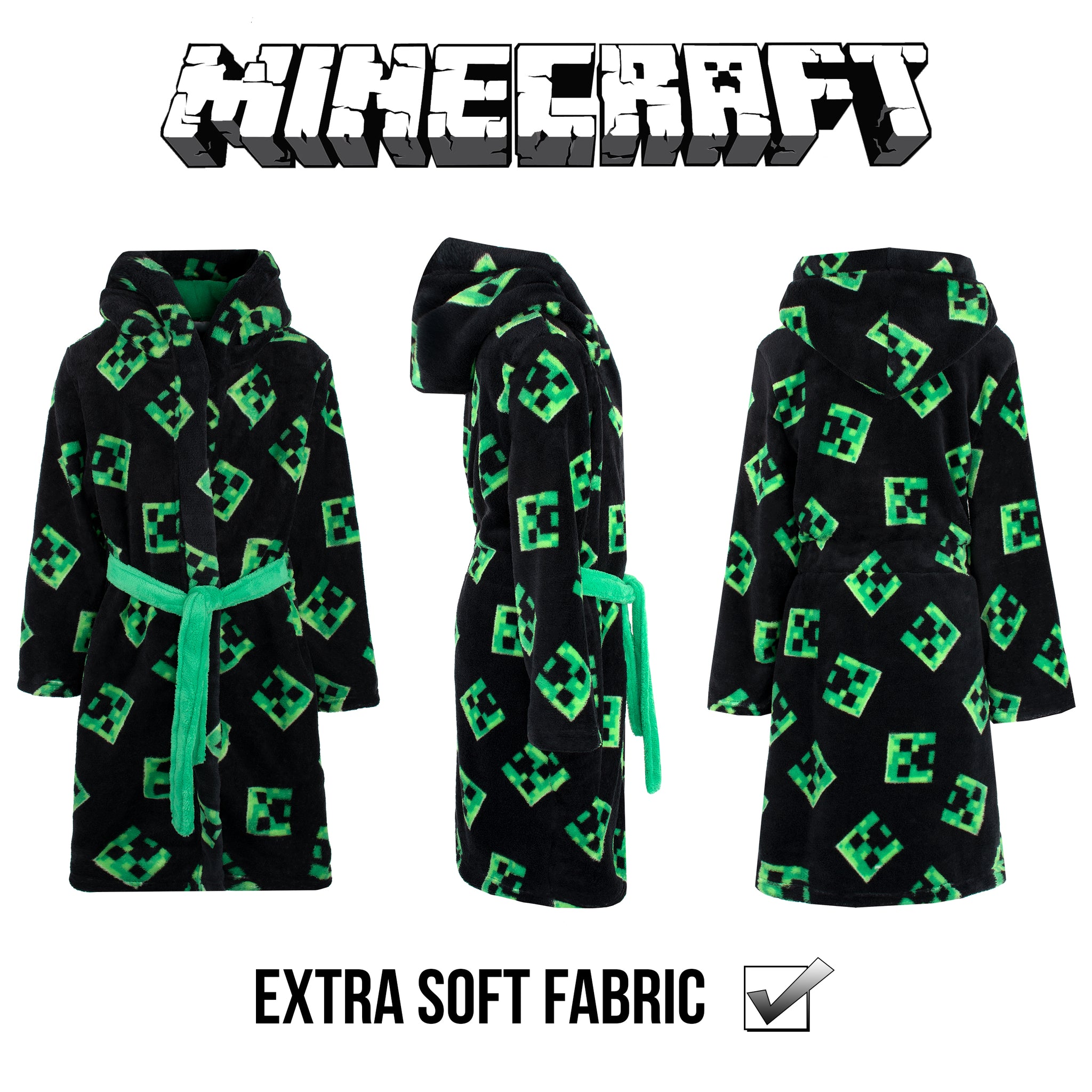 Minecraft dressing gown tesco new arrivals