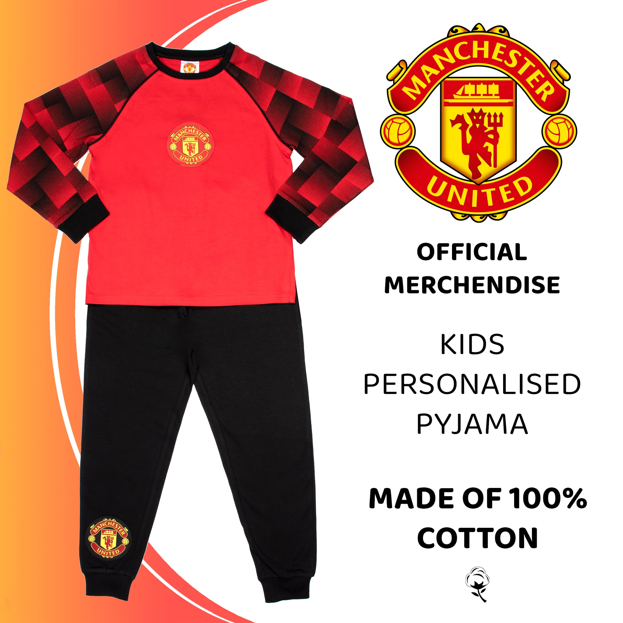 Manchester United Boxershorts 2-Pak Rood/Zwart Manchester United Boxershorts 2-Pak Rood/Zwart