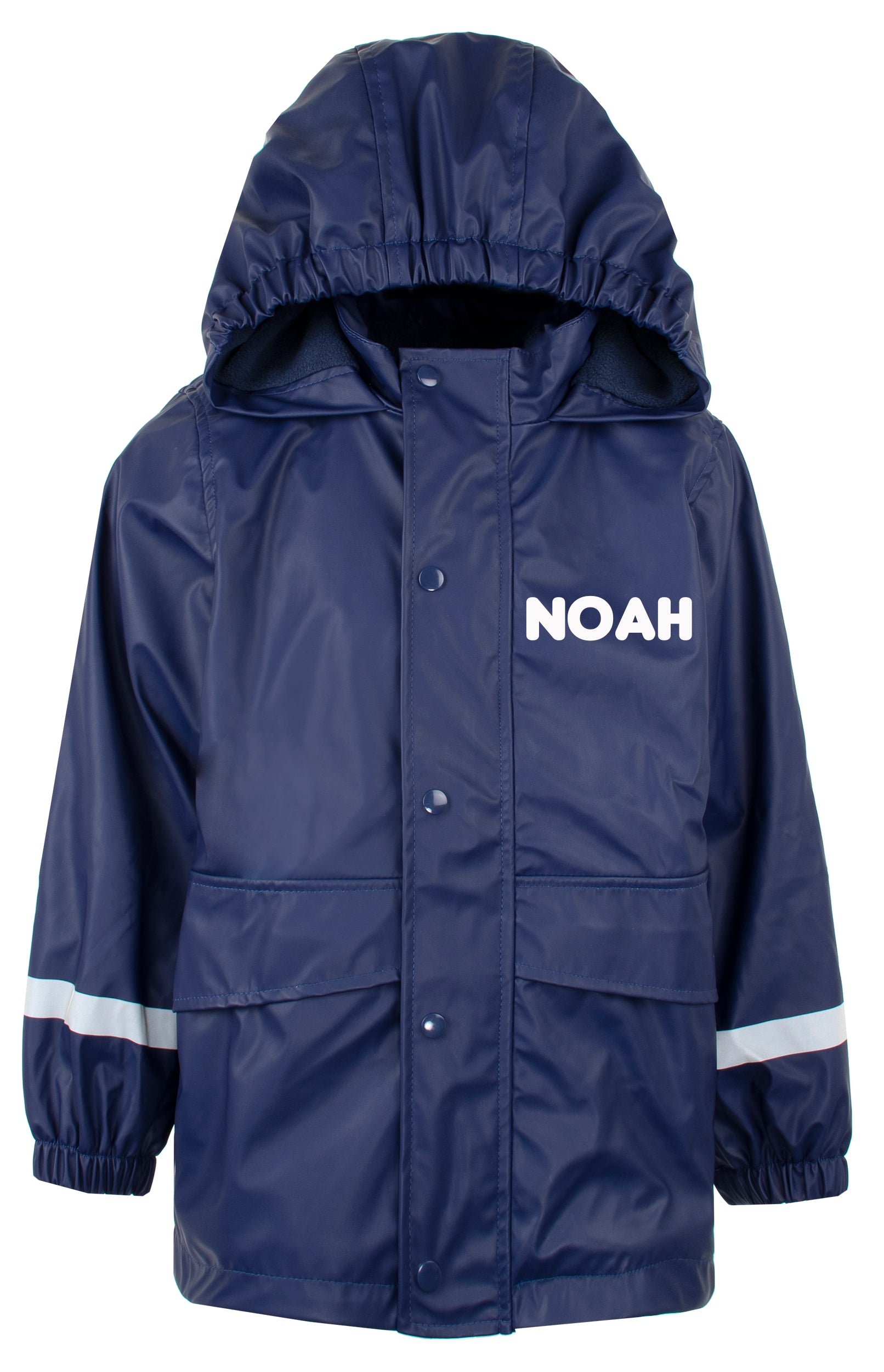 Personalised Kids Raincoat Navy – Fringoo