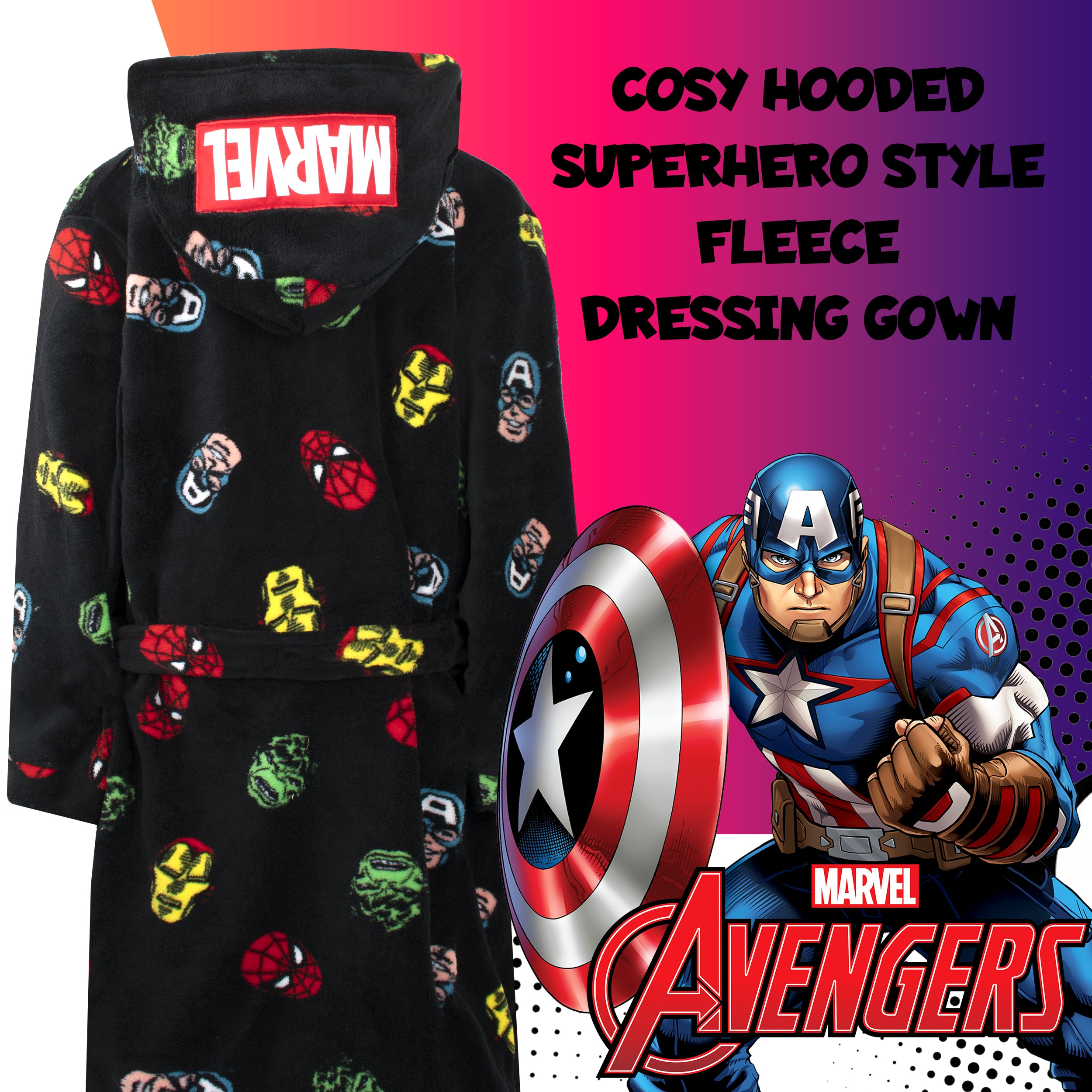 Marvel Robe Marvel Dressing Gown – Fringoo