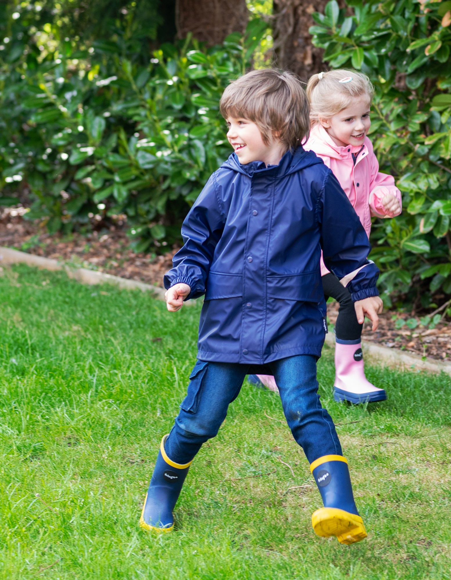 kids raincoat (two prints available) – beo Images... Personalised Kids Raincoat - Navy – Fringoo
