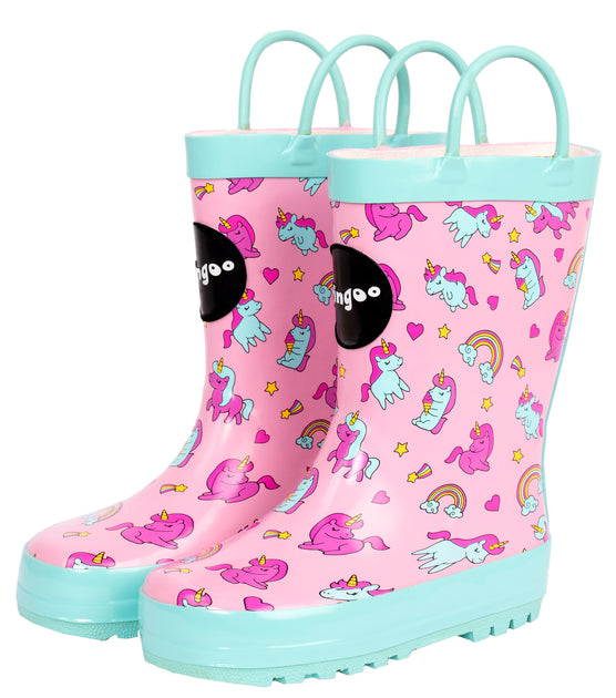 Rain Boots Unicorns Fringoo