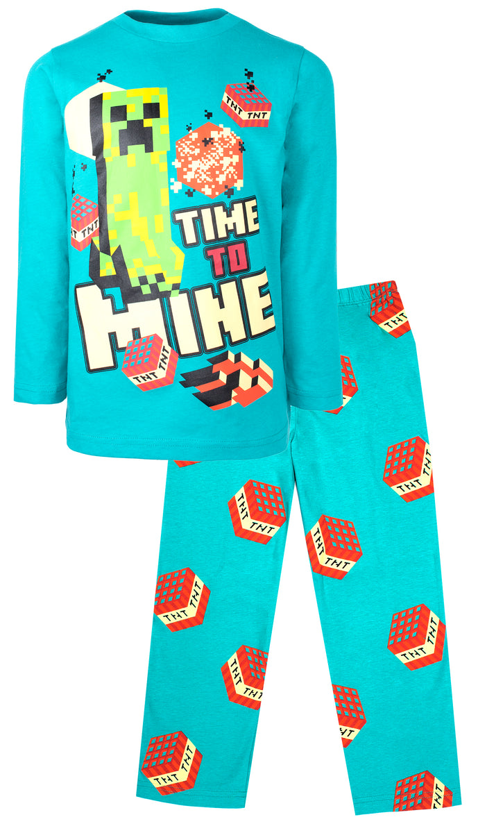 Minecraft Pyjamas - Blue – Fringoo
