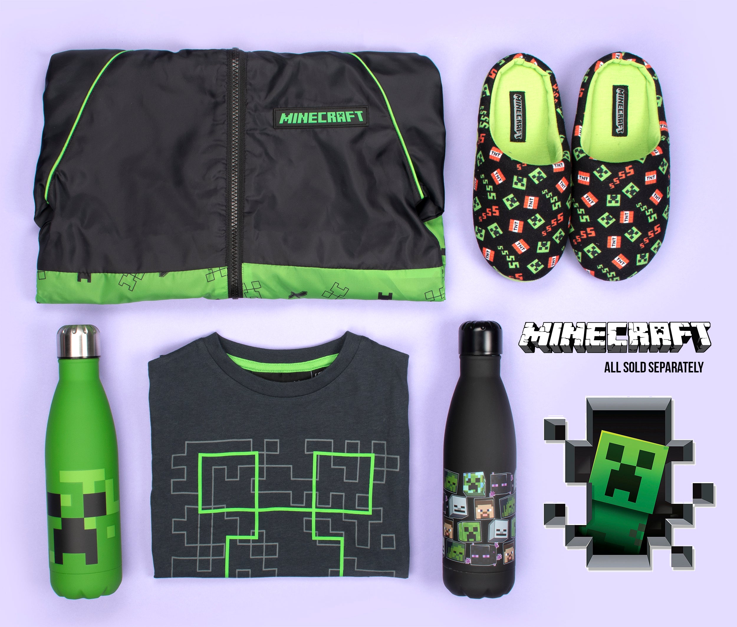 Minecraft Insulated Stainless Steel Bottle 515 ML – officialgeardirect.co.uk