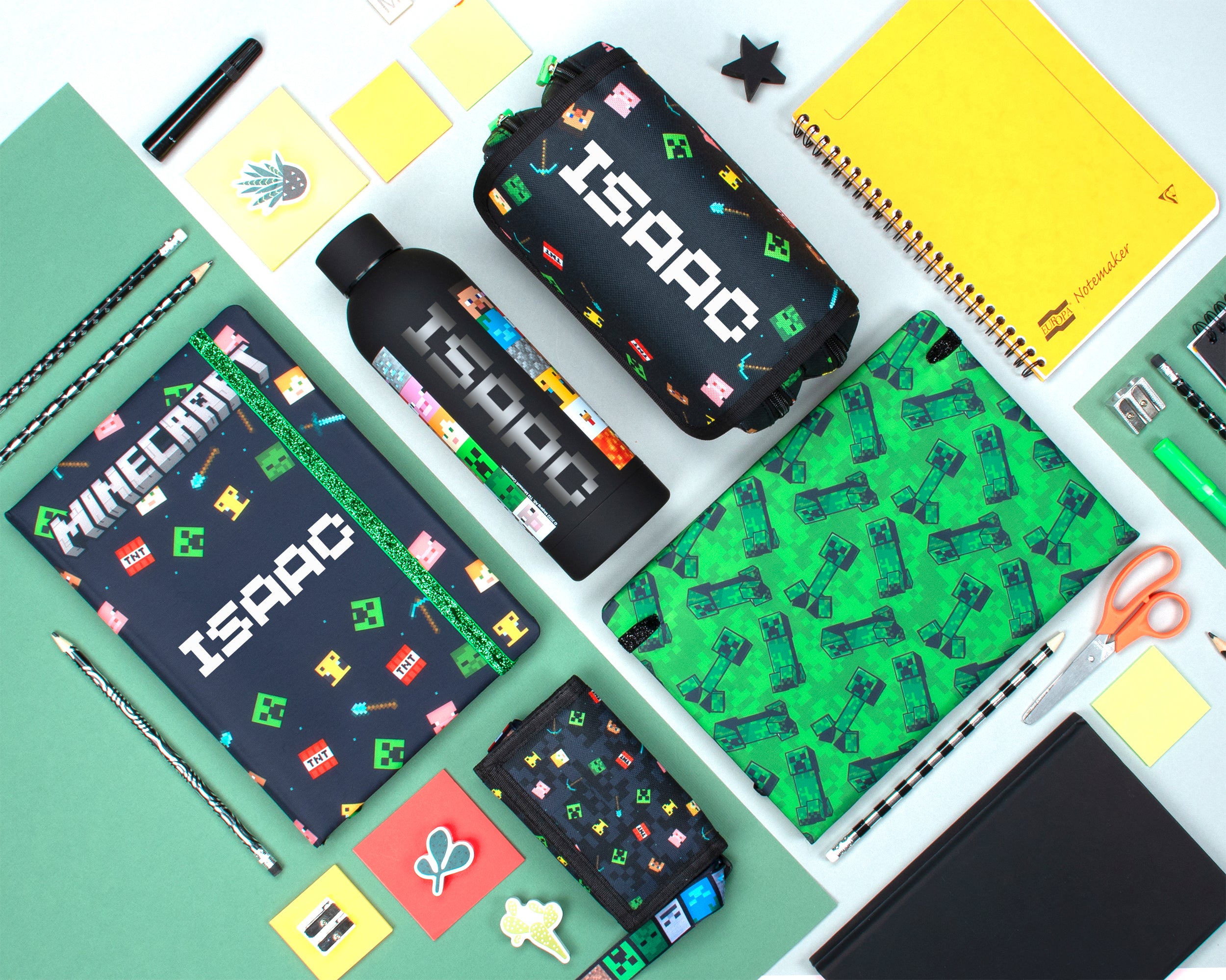 Minecraft Notes. Photo Personalised Minecraft Notebook - Black – Fringoo