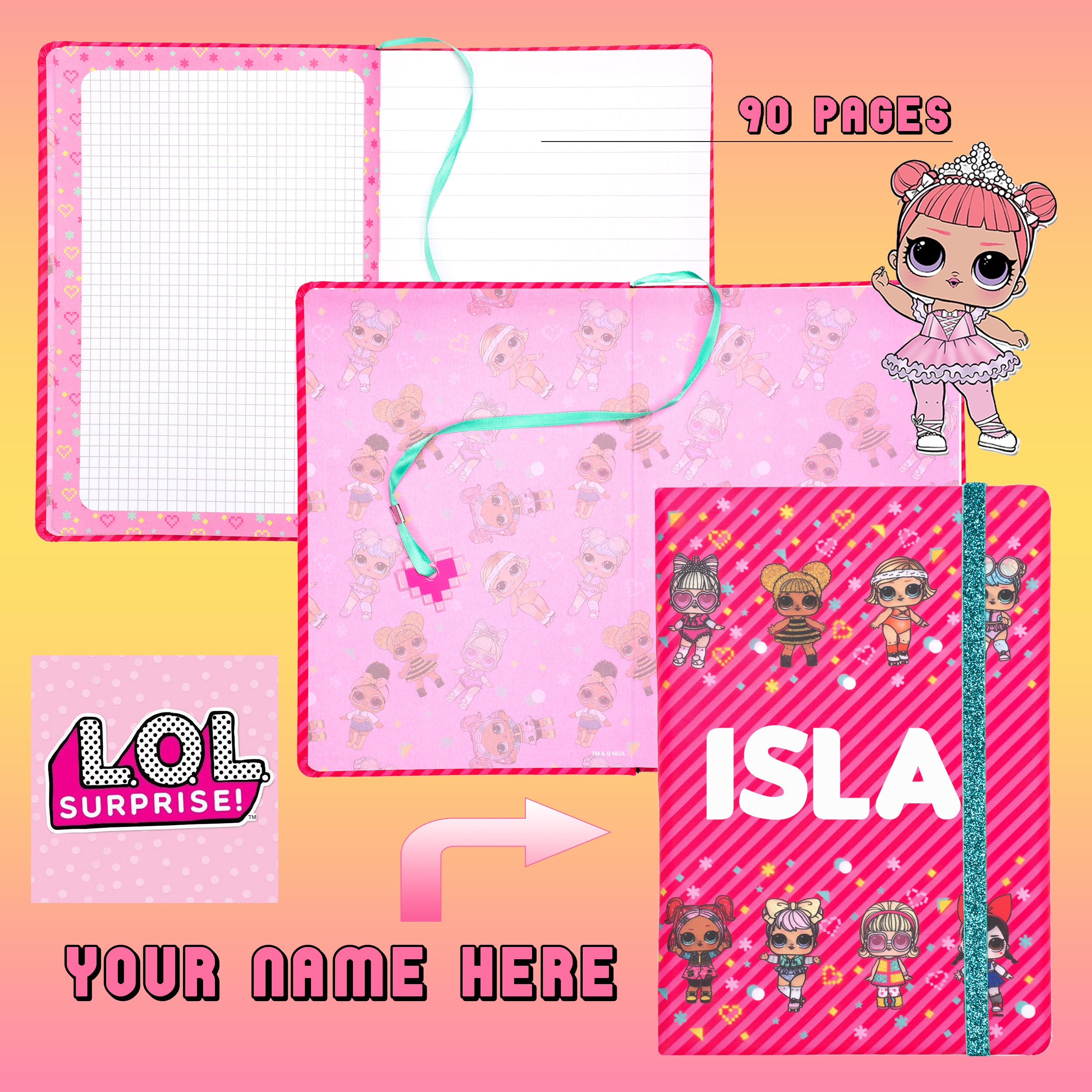 Personalised Notebook - LOL – Fringoo
