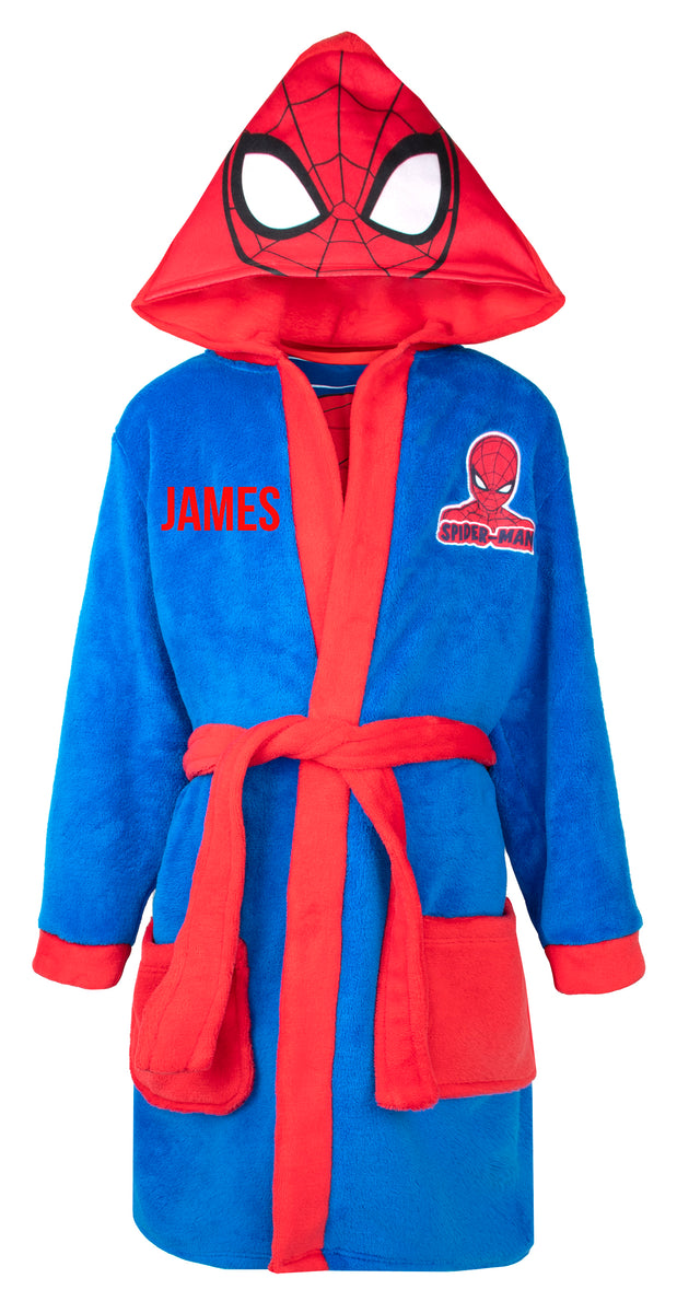 Personalised Kids Spiderman Robe – Fringoo